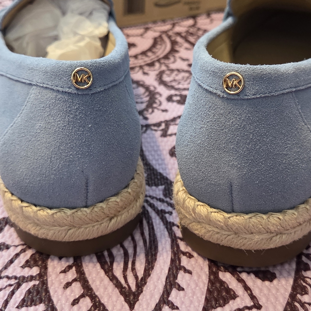 NIB Michael Kors Lennon Espadrille French Blue 8.5 - Picture 5 of 5